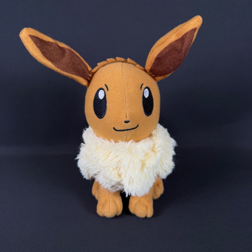 Vintage Eevee Pokémon 7" Plush Takara Tomy Stuffed Animal Doll Toy Nintendo